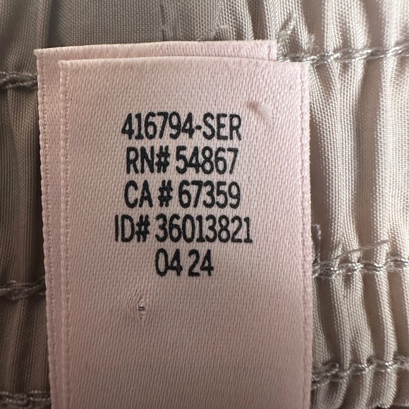 Victorias Secret XS Taupe Joggers Ankle Cuff Logo Band Lounge Athletic Pants - Picture 9 of 10